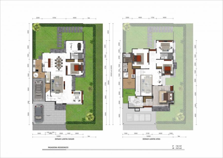 Pasadena Grand Residences lebar 12 x 26